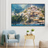 Amalfi Coast Framed Canvas Print